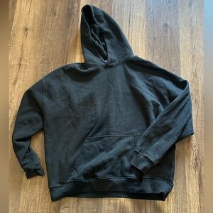 Abercrombie & Fitch black oversized hoodie | size XL